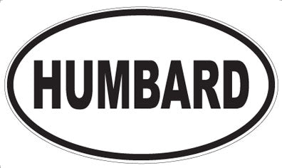 HUMBARD - Oval Magnet