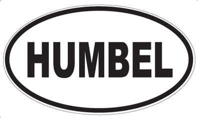 HUMBEL - Oval Magnet