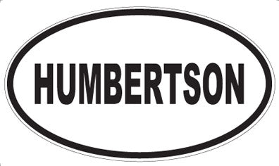 HUMBERTSON - Oval Magnet