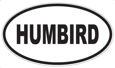 HUMBIRD - Oval Magnet