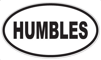 HUMBLES - Oval Sticker