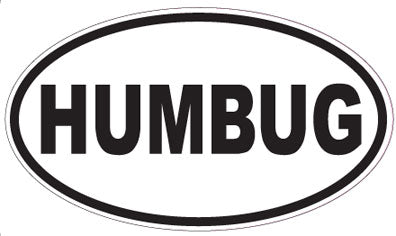 HUMBUG - Oval Sticker