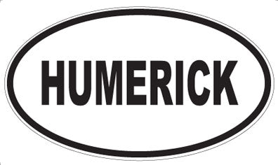 HUMERICK - Oval Magnet