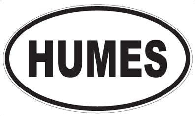HUMES - Oval Magnet