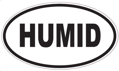 HUMID - Oval Magnet