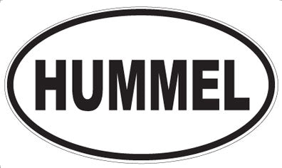 HUMMEL - Oval Magnet