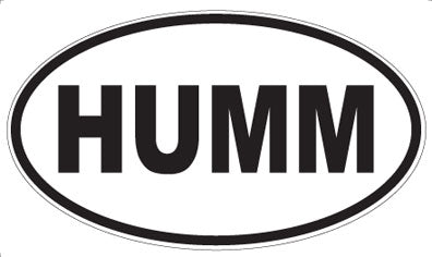 HUMM - Oval Magnet