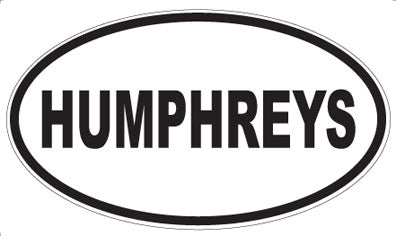 HUMPHREYS - Oval Magnet
