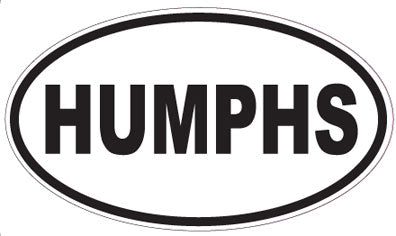 HUMPHS - Oval Sticker