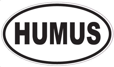HUMUS - Oval Magnet