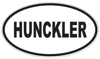 HUNCKLER - Oval Magnet