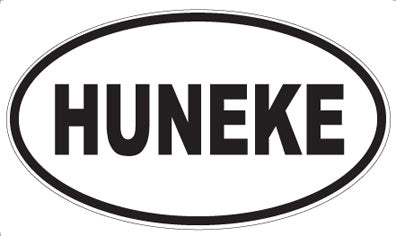 HUNEKE - Oval Magnet