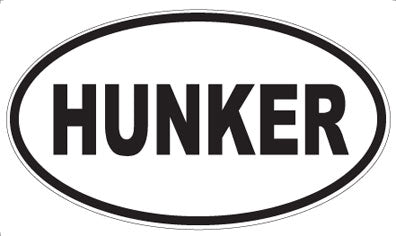 HUNKER - Oval Magnet