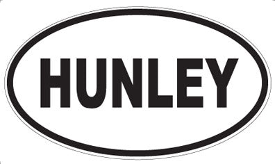 HUNLEY - Oval Magnet
