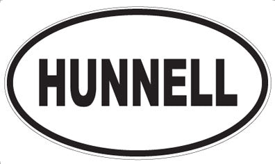 HUNNELL - Oval Magnet