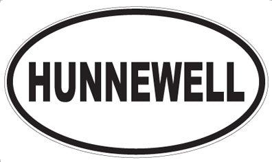 HUNNEWELL - Oval Magnet