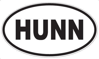 HUNN - Oval Magnet