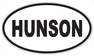 HUNSON - Oval Magnet