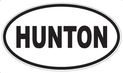 HUNTON - Oval Magnet