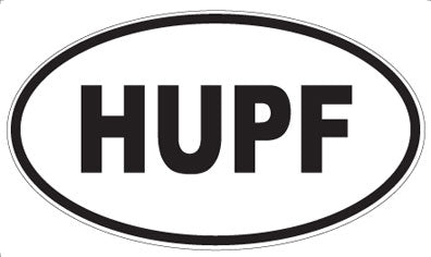 HUPF - Oval Magnet