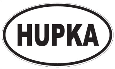 HUPKA - Oval Sticker