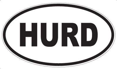 HURD - Oval Magnet