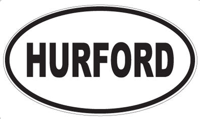 HURFORD - Oval Magnet