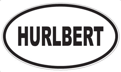 HURLBERT - Oval Magnet