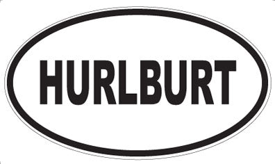 HURLBURT - Oval Magnet