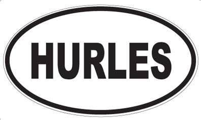 HURLES - Oval Magnet