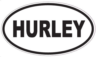HURLEY - Oval Sticker