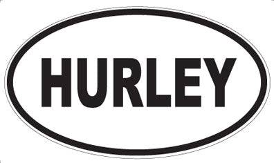 HURLEY - Oval Magnet