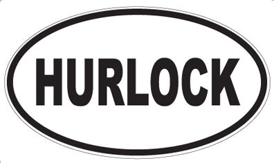 HURLOCK - Oval Magnet