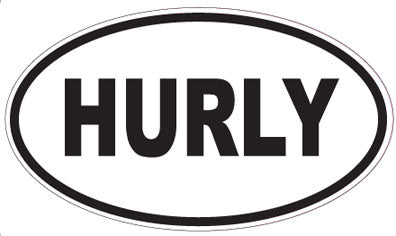 HURLY - Oval Magnet