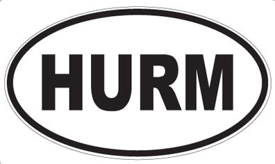 HURM - Oval Magnet