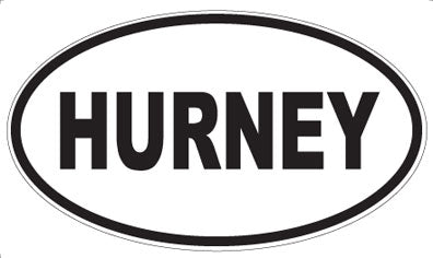HURNEY - Oval Magnet
