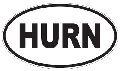 HURN - Oval Magnet