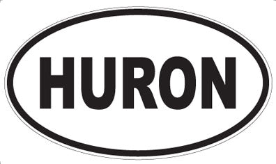 HURON - Oval Magnet