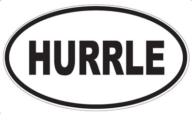 HURRLE - Oval Magnet