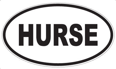 HURSE - Oval Magnet