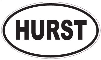 HURST - Oval Sticker