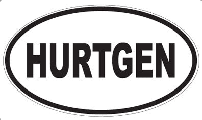 HURTGEN - Oval Magnet