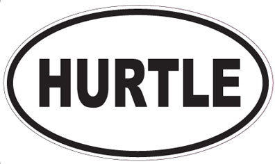 HURTLE - Oval Sticker