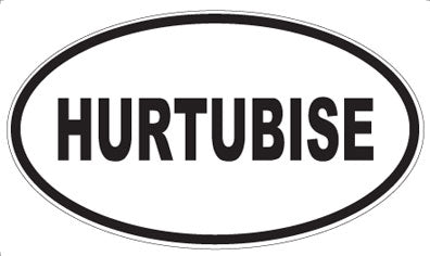 HURTUBISE - Oval Sticker