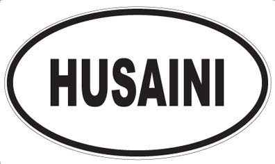 HUSAINI - Oval Magnet