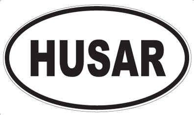 HUSAR - Oval Magnet