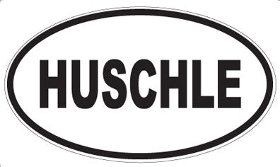 HUSCHLE - Oval Magnet