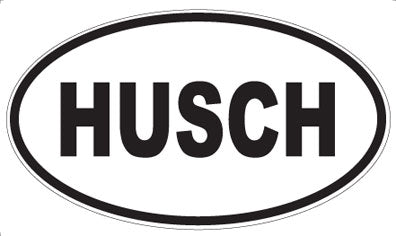 HUSCH - Oval Magnet