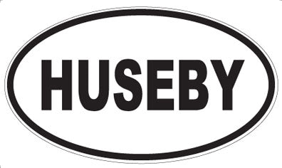 HUSEBY - Oval Magnet