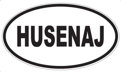HUSENAJ - Oval Magnet